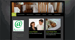 Desktop Screenshot of angelasrestaurant.co.uk